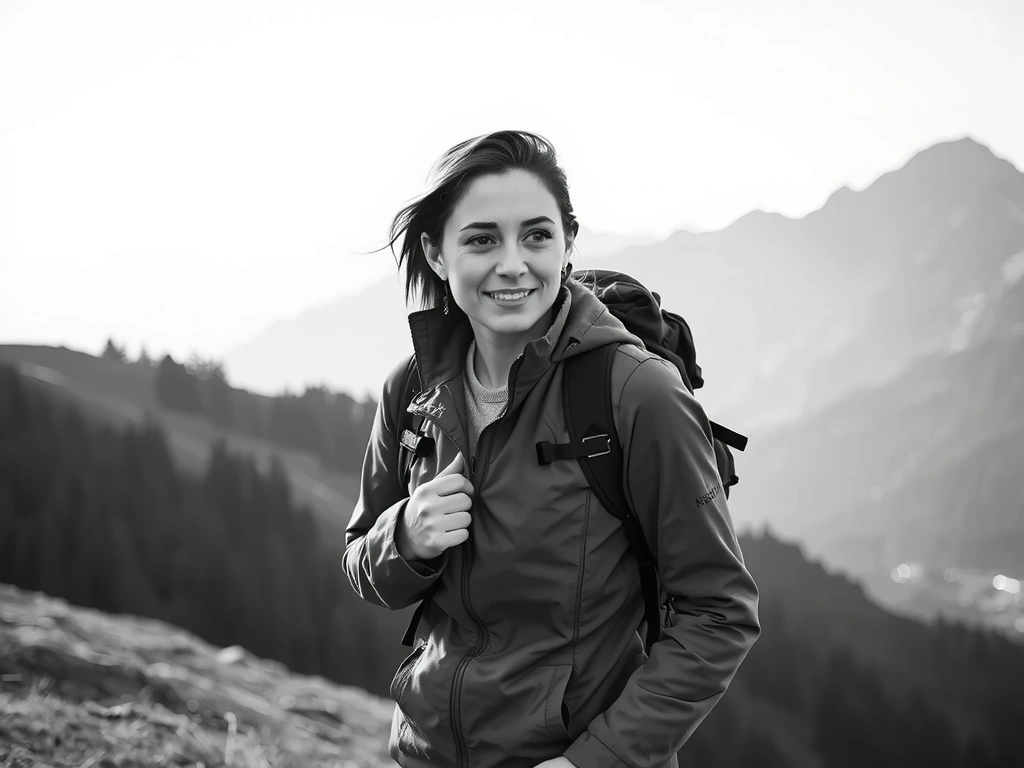 Ernährungsberaterin in natürlicher Umgebung